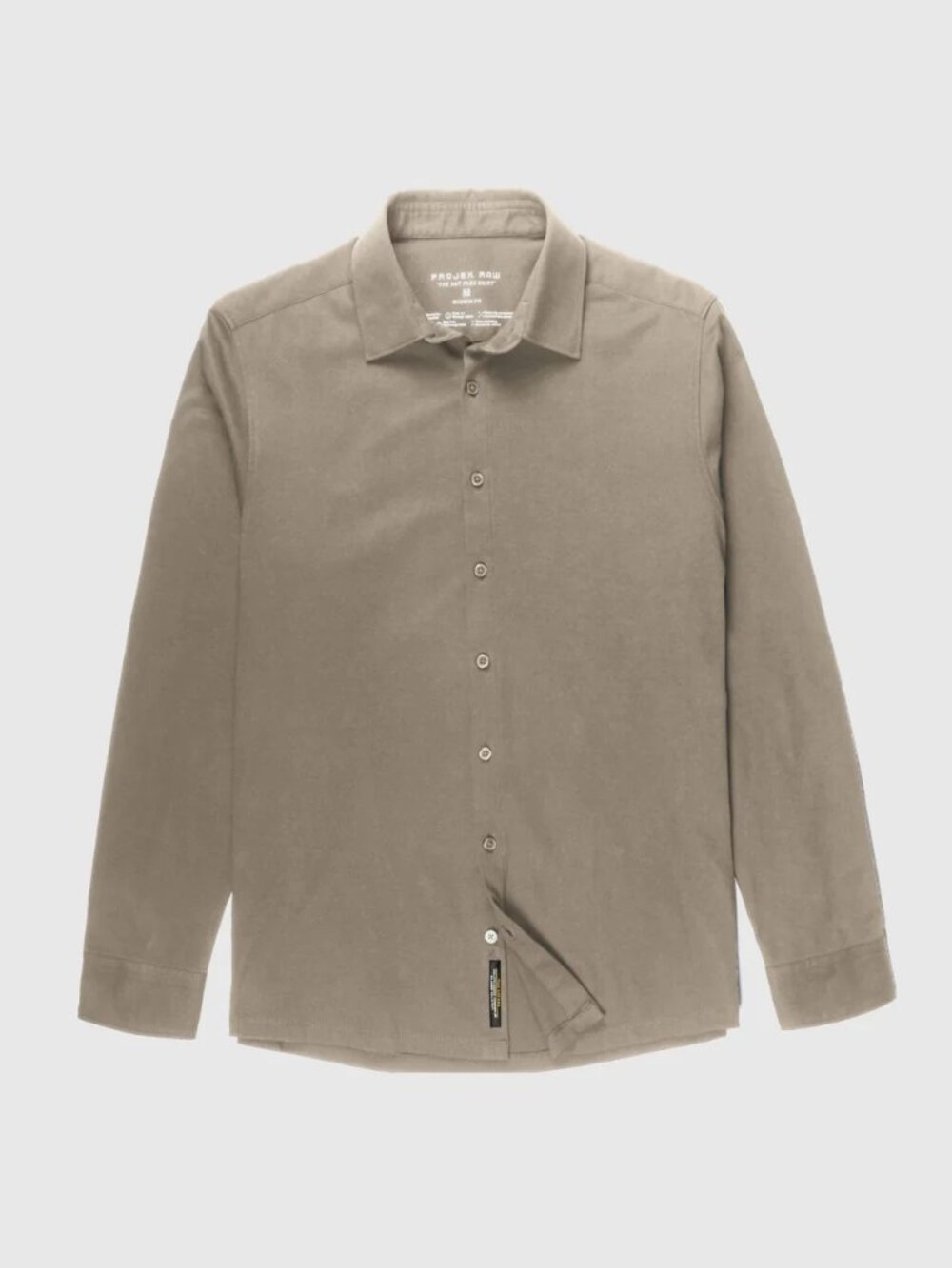 Projek Raw Tan Long Sleeve Knit Shirt/13794